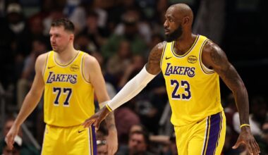 LeBron James and Luka Dončić each score 30 to help the Lakers hold off the Pelicans 111-103 – NBC Los Angeles