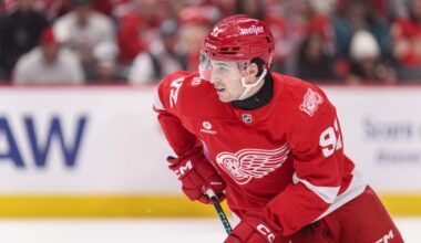 Marco Kasper breaks out of slump in Red Wings’ win over Sharks: 5 thoughts