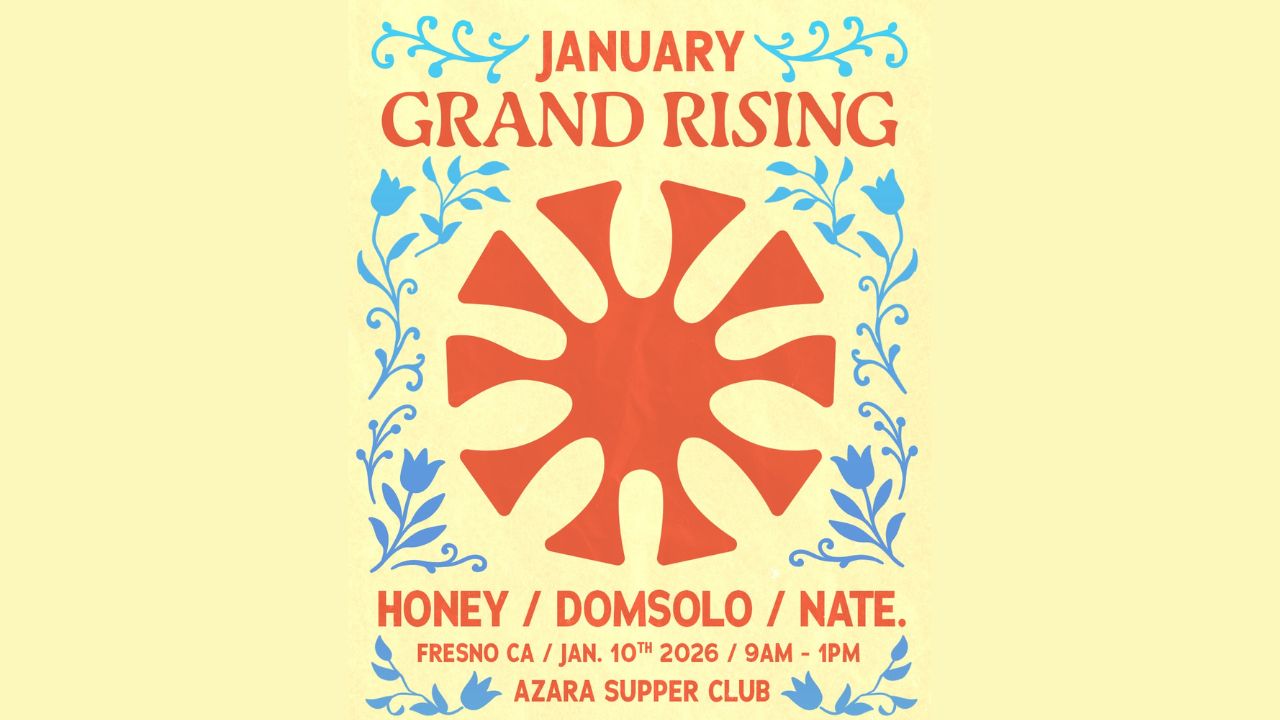 Grand Rising will host its third sober community event Saturday, Jan. 10, 2025, in north Fresno, featuring group runs, a bike ride, vendors, live music and fitness-focused activities. (Grand Rising)