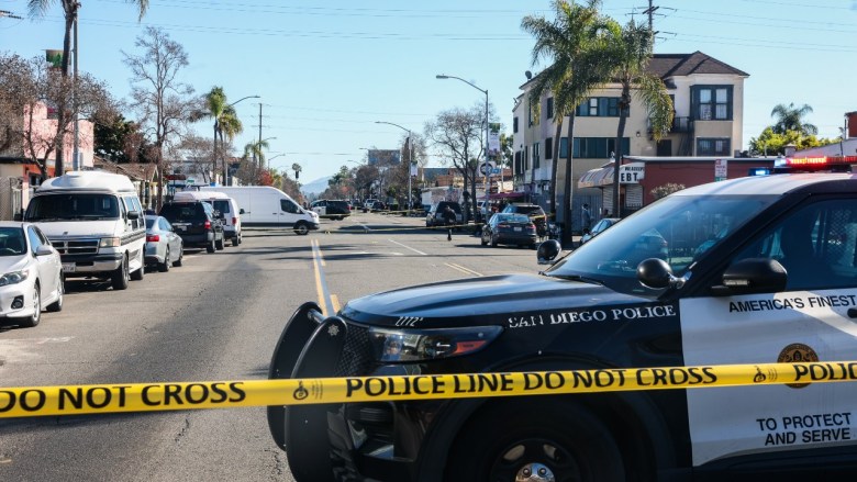 Crime scene in Grant Hill