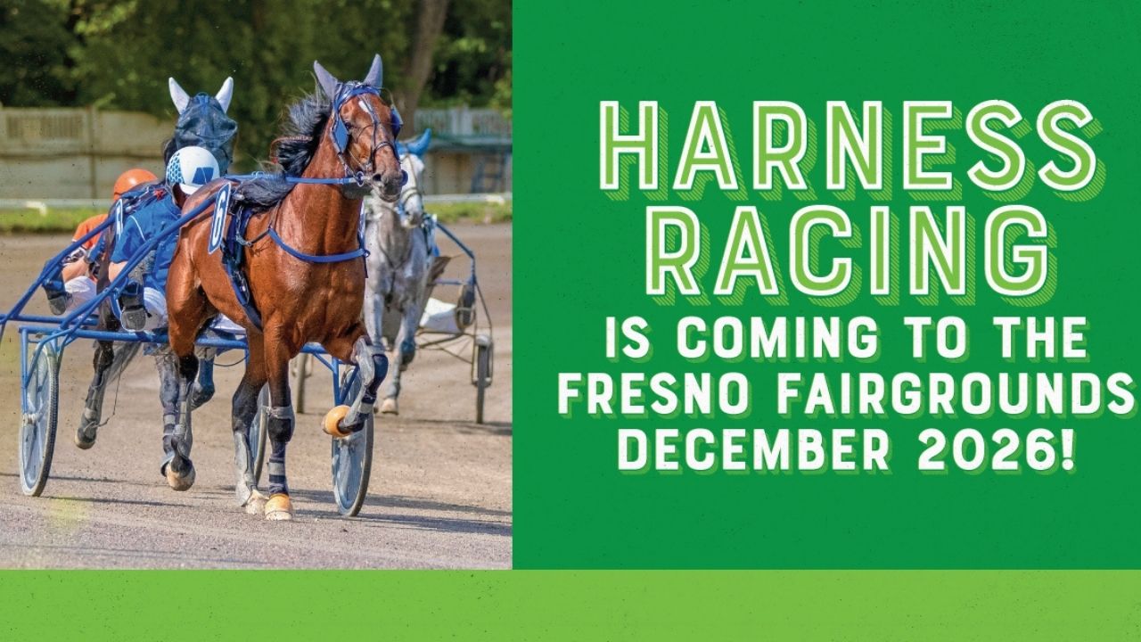 Harness racing will return to Fresno for the first time in a century under a new agreement, the Big Fresno Fair announced on Friday, Jan. 23, 2026. (Big Fresno Fair)