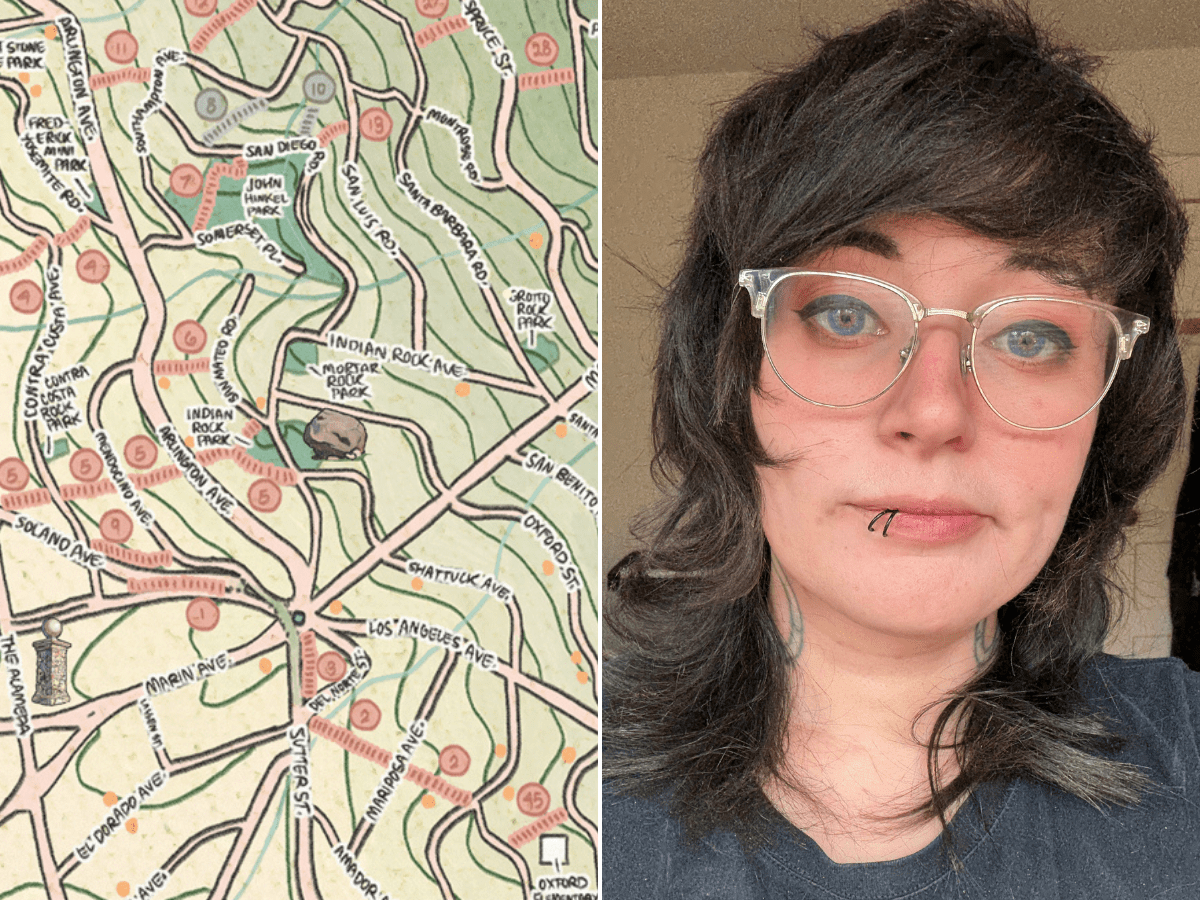 Hand-drawn map of Berkeley Hills is 'love letter' to the city