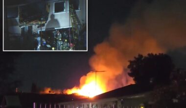 Explosion destroys LA apartment, leaving two injured, including child