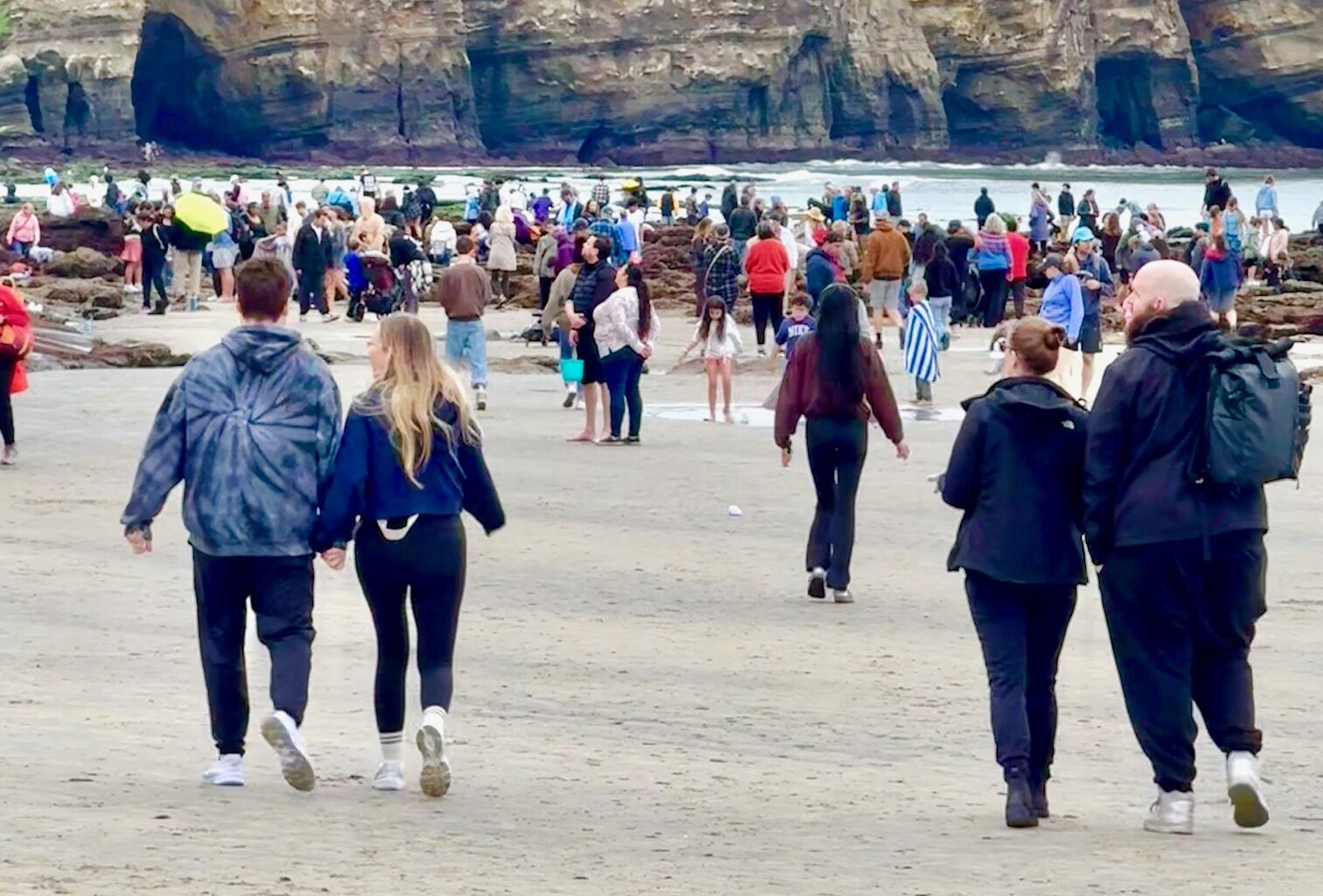 Huge crowds crawling around tide pools cause concern in La Jolla