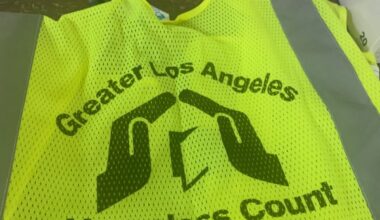Greater Los Angeles Homeless Count volunteers