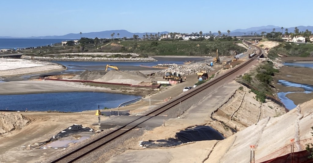 Sand replenishment starting at Ponto Beach in Carlsbad