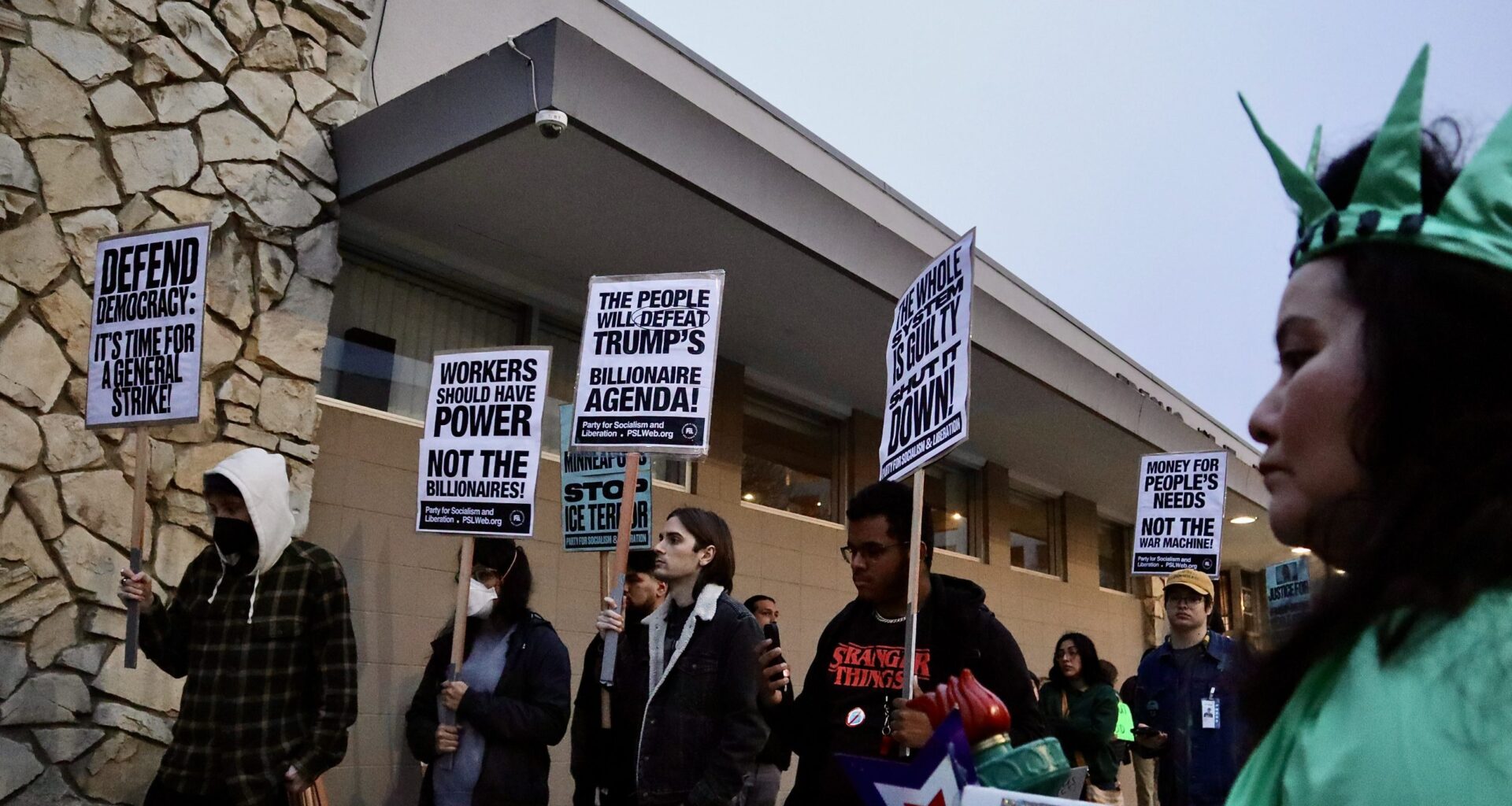 Fresno holds protest against Trump to mark one year of presidency, amid concerns of more immigration enforcement