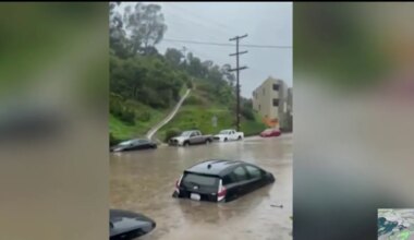 Multiple cars submerged in Mission Hills floodwaters, business badly damaged – NBC 7 San Diego