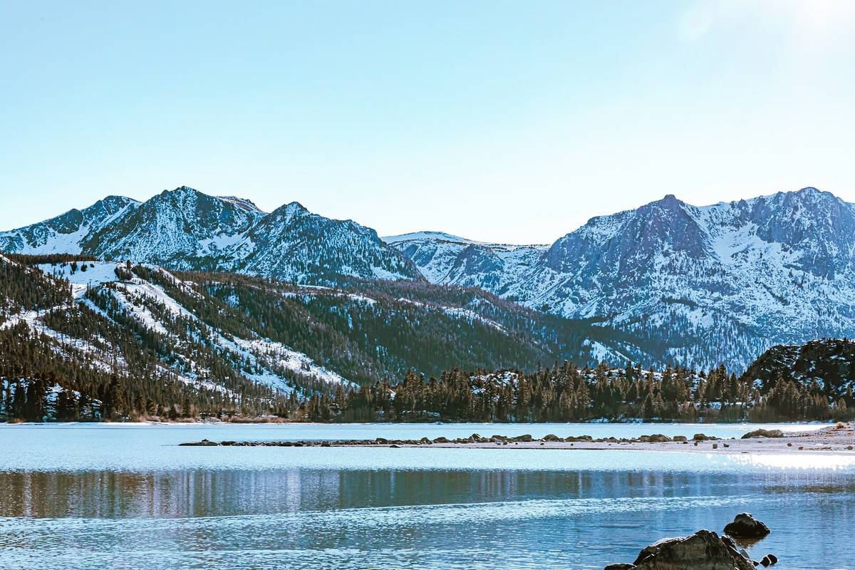The 'Switzerland Of California' Is A Lakeside Resort Town In The Eastern Sierra Where Kids Ski For Free