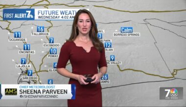 Sheena Parveen’s forecast for Dec. 31, 2025 – NBC 7 San Diego