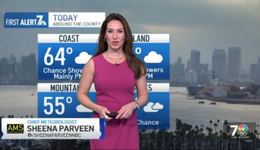 Sheena Parveen’s forecast for Jan. 22, 2026 – NBC 7 San Diego