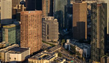 Developer nabs $195M loan to convert office tower at 1055 W. 7th St. into housing