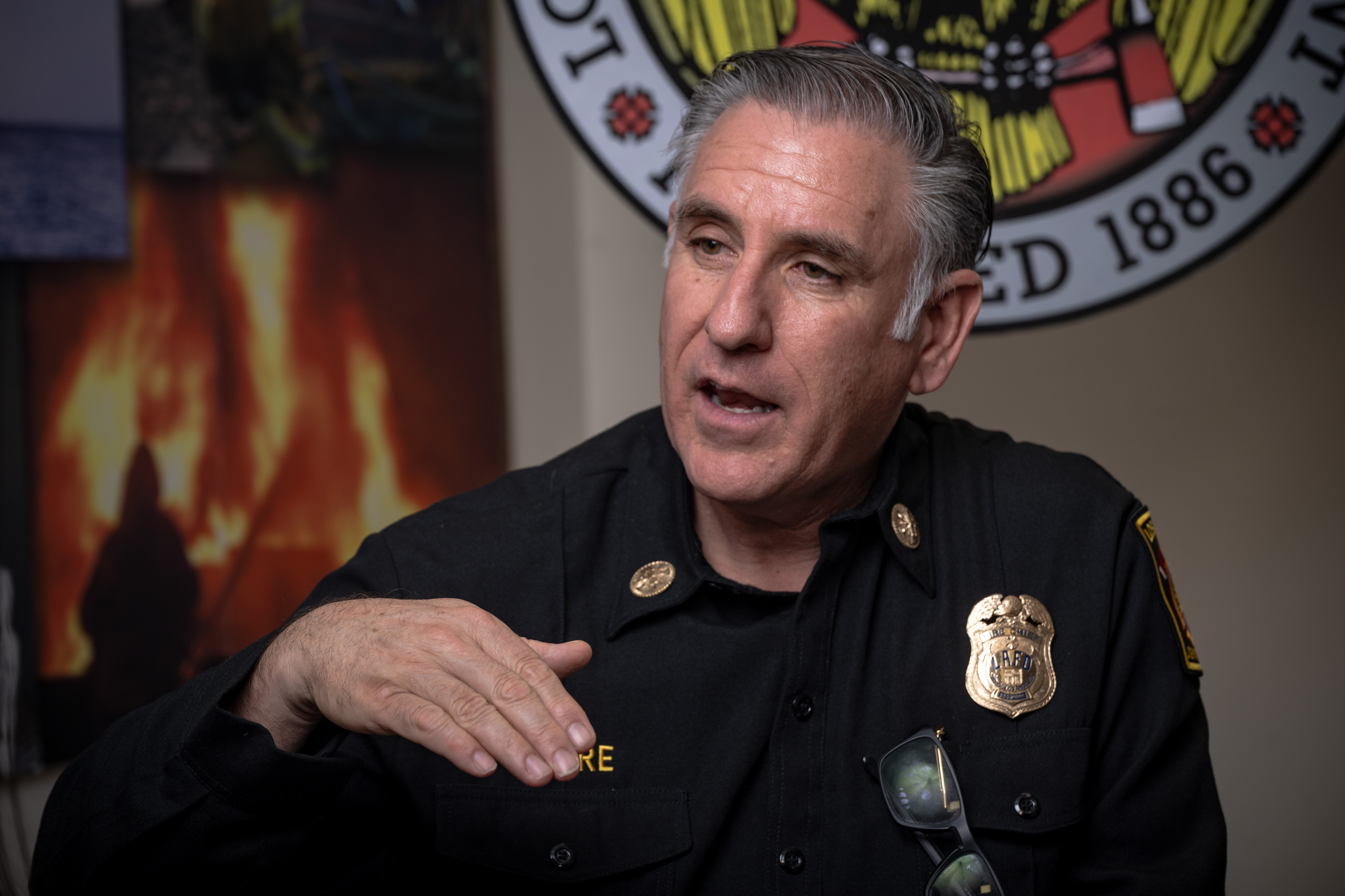 Los Angeles Fire Chief Jaime Moore discusses how the department...