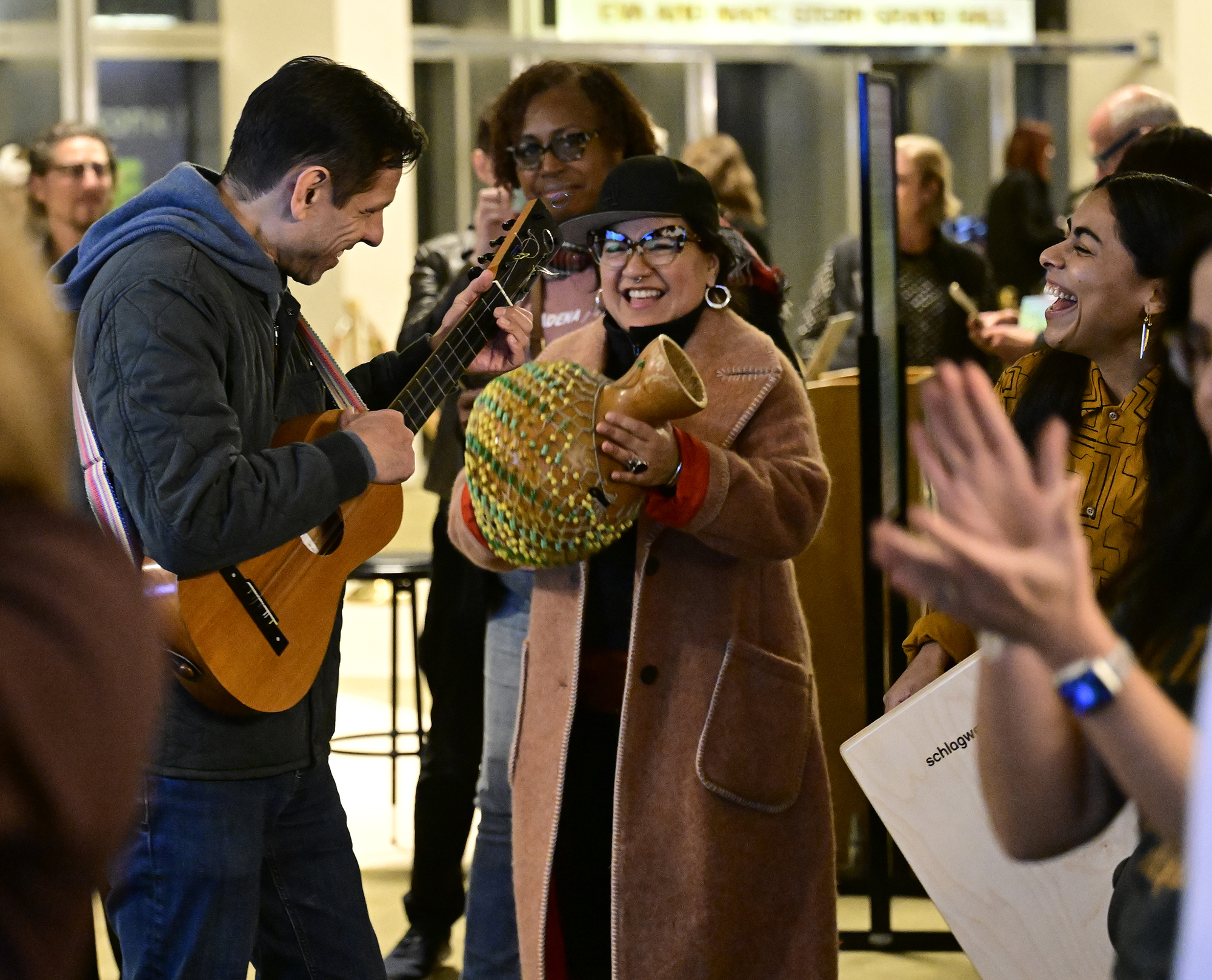The musical group âEvolve Altadena,â sings original songs written by...
