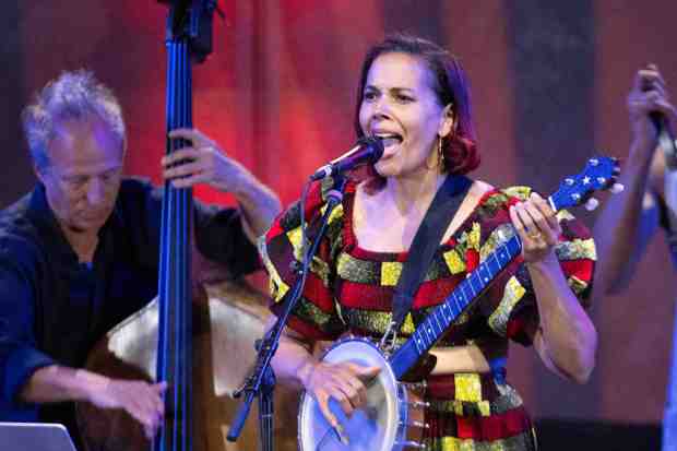 Rhiannon Giddens and The Old-Time Revue memorably performed in San Diego as part of their 2025 North American tour..(Drew A. Kelley / Press-Telegram/SCNG)