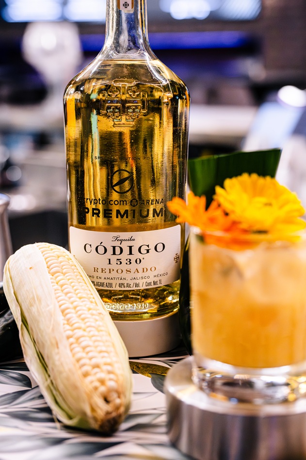 The Maize & Fuego cocktail will be served at Crypto.com...