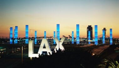 LAX is losing its ring of 15 glowing pylons that mark its entrance – Daily News
