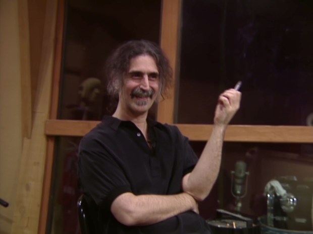 Frank Zappa is seen in the Alex Winter-directed documentary "Zappa." (Photo courtesy of Magnolia Pictures)
