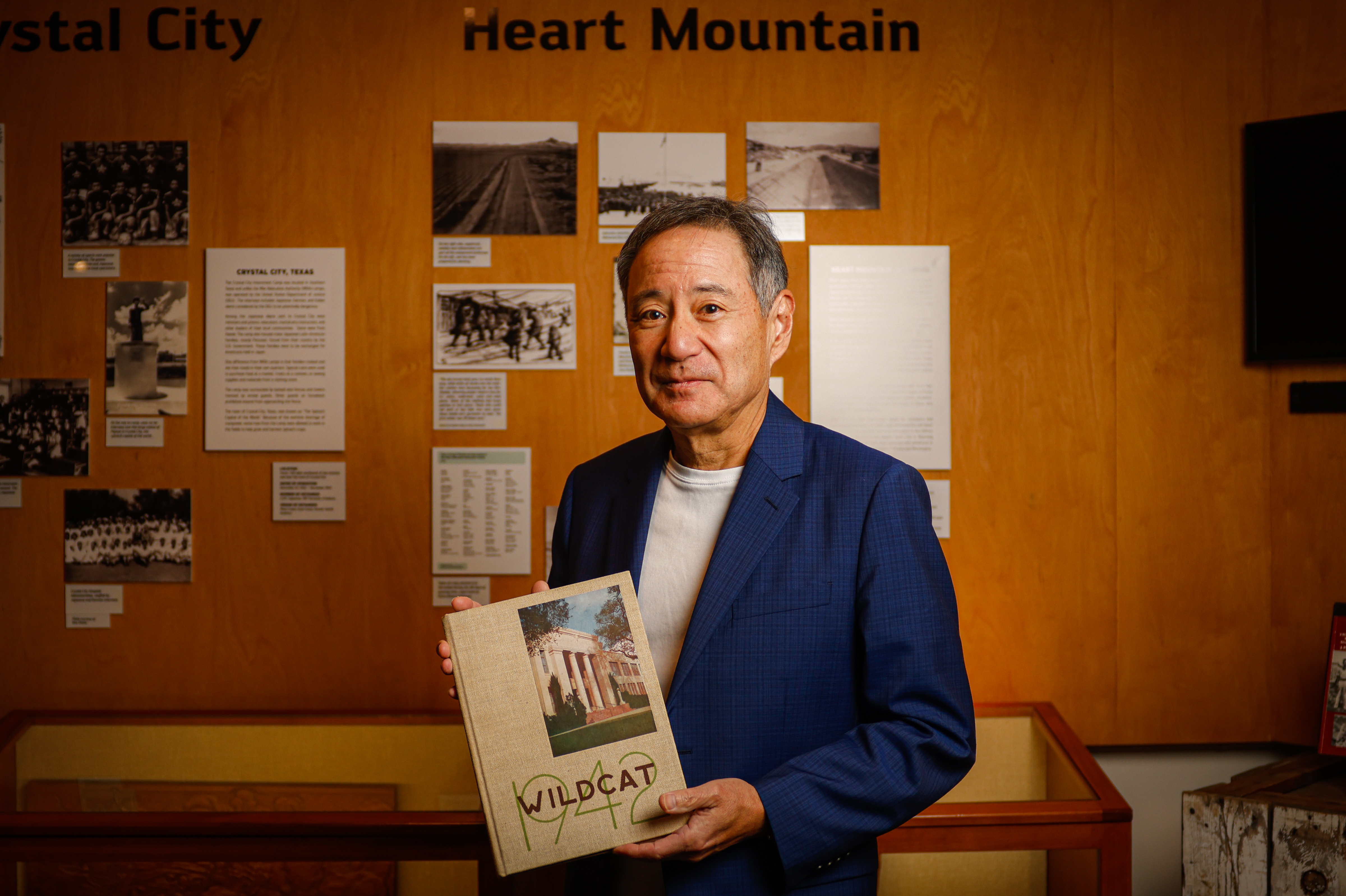 Gordon Yamate, the DEI commissioner of Los Gatos, holds his...