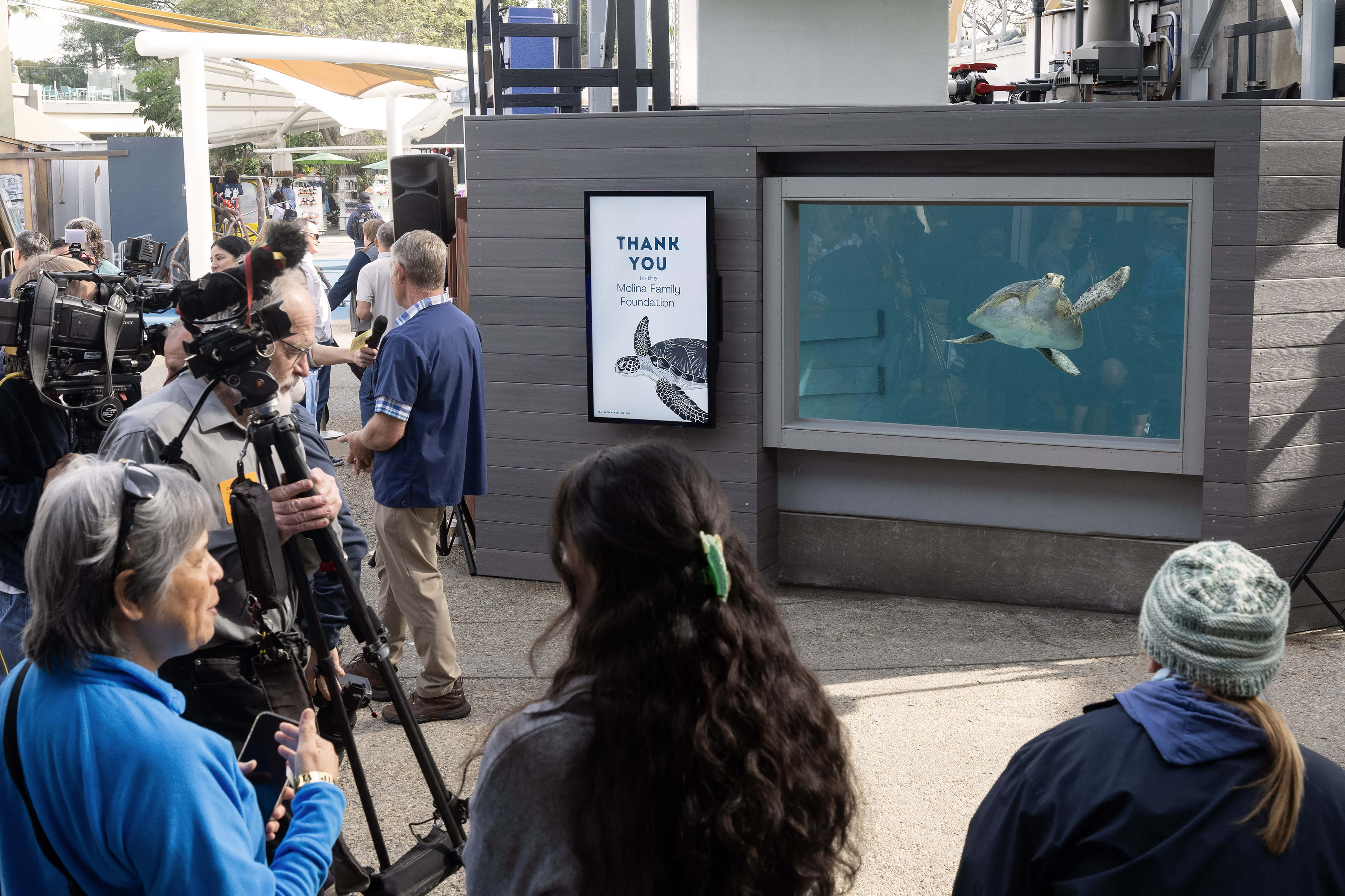 The Aquarium of the Pacific celebrates the grand opening of...
