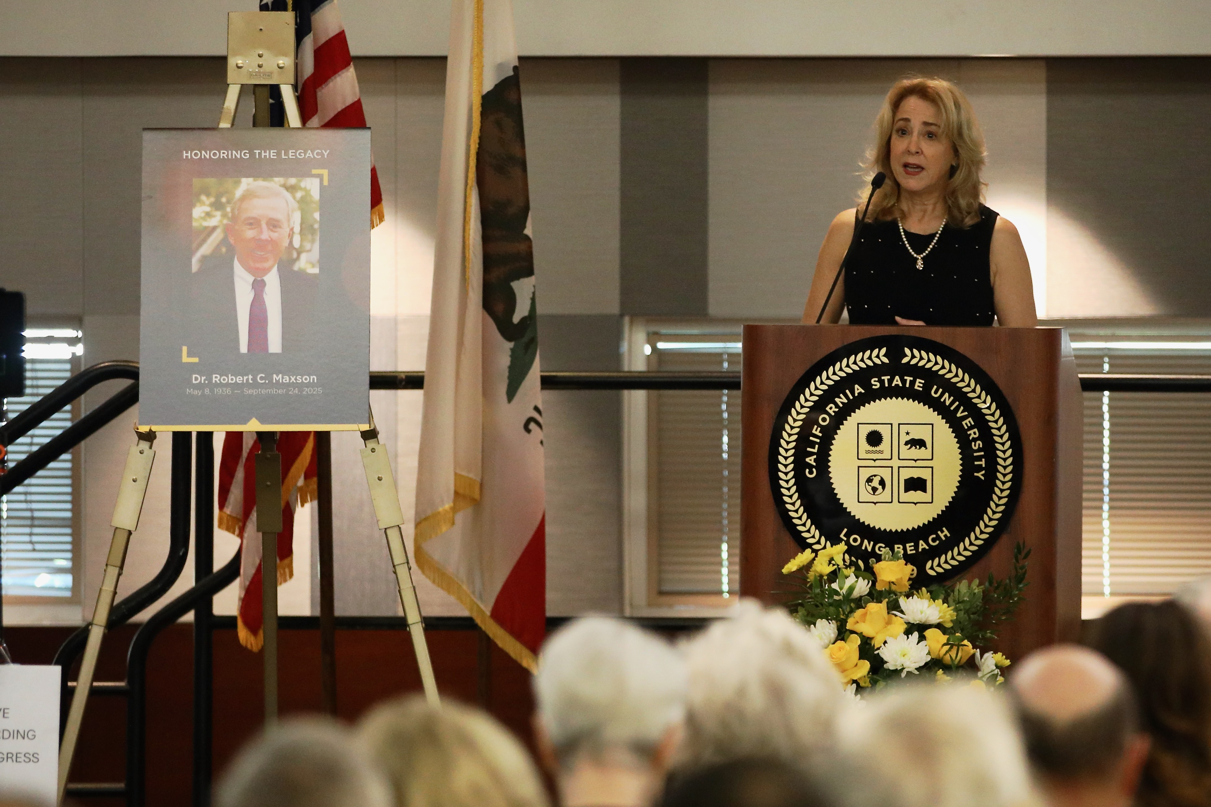 Kimberly Maxson-Rushton, daughter of Dr. Robert Maxson, honors her fatherâs...