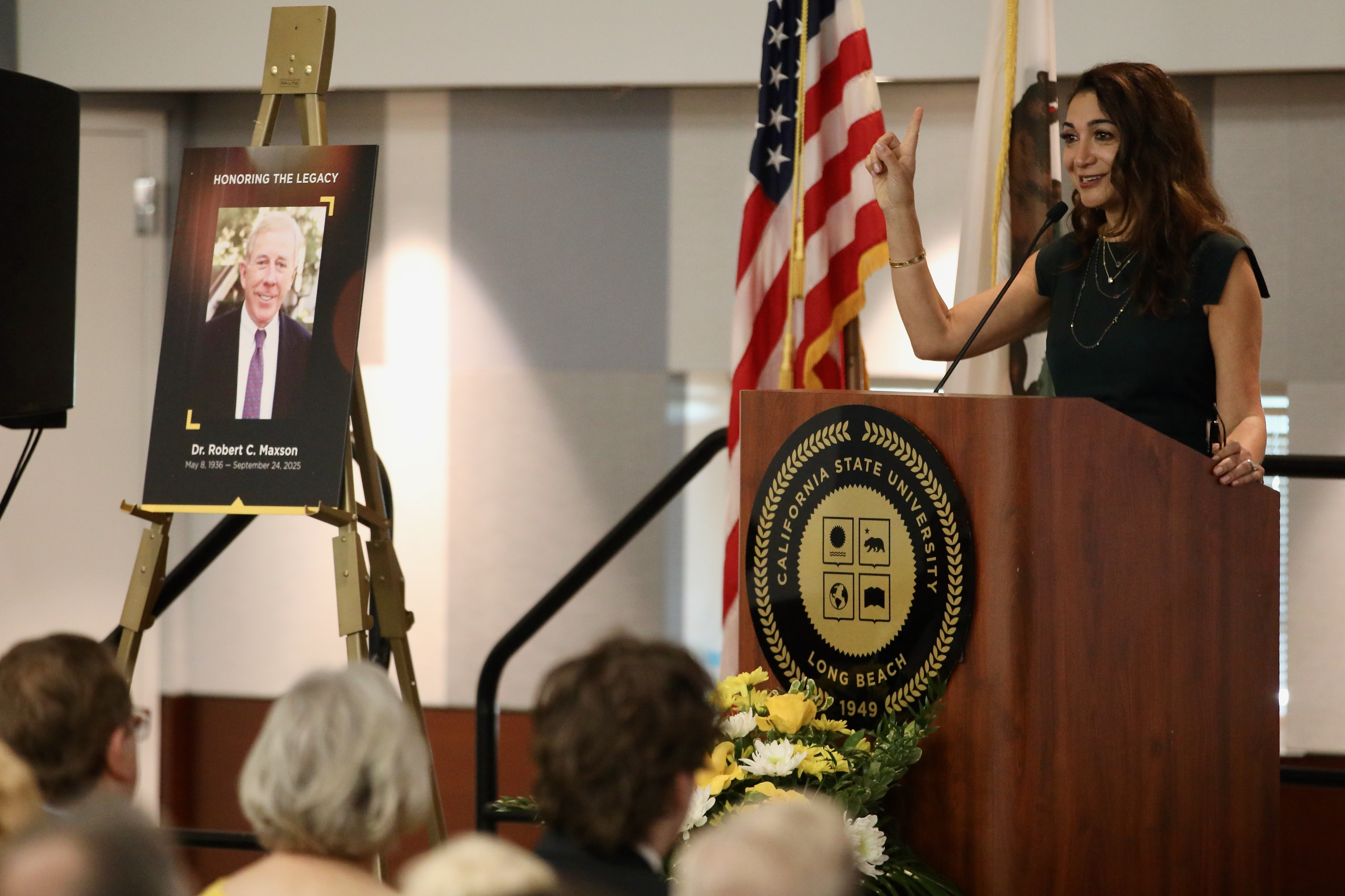 Suzie Price, who served as Cal State University of Long...
