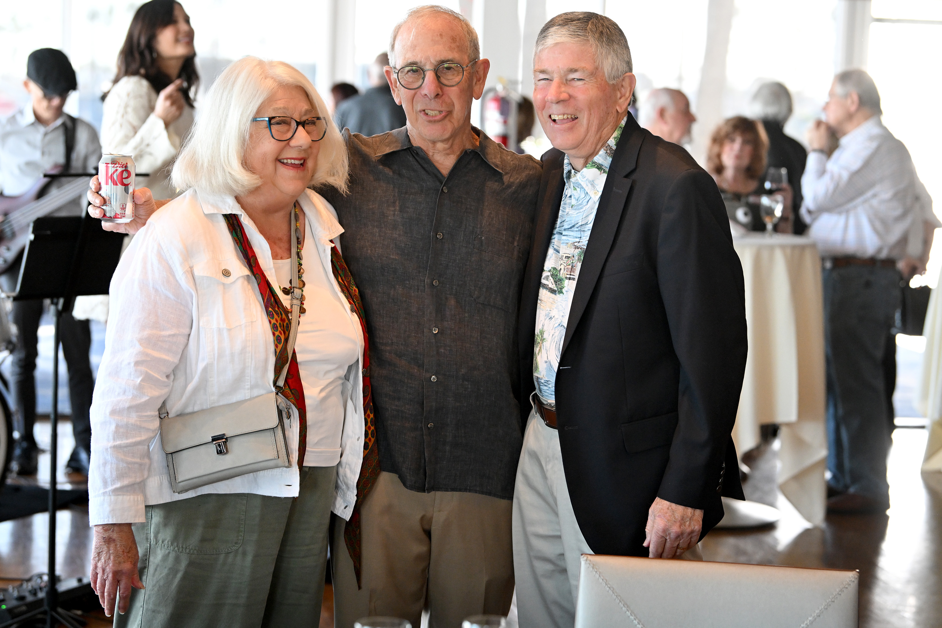 John and Linda Sumpter, patients for over 50 years, attend...