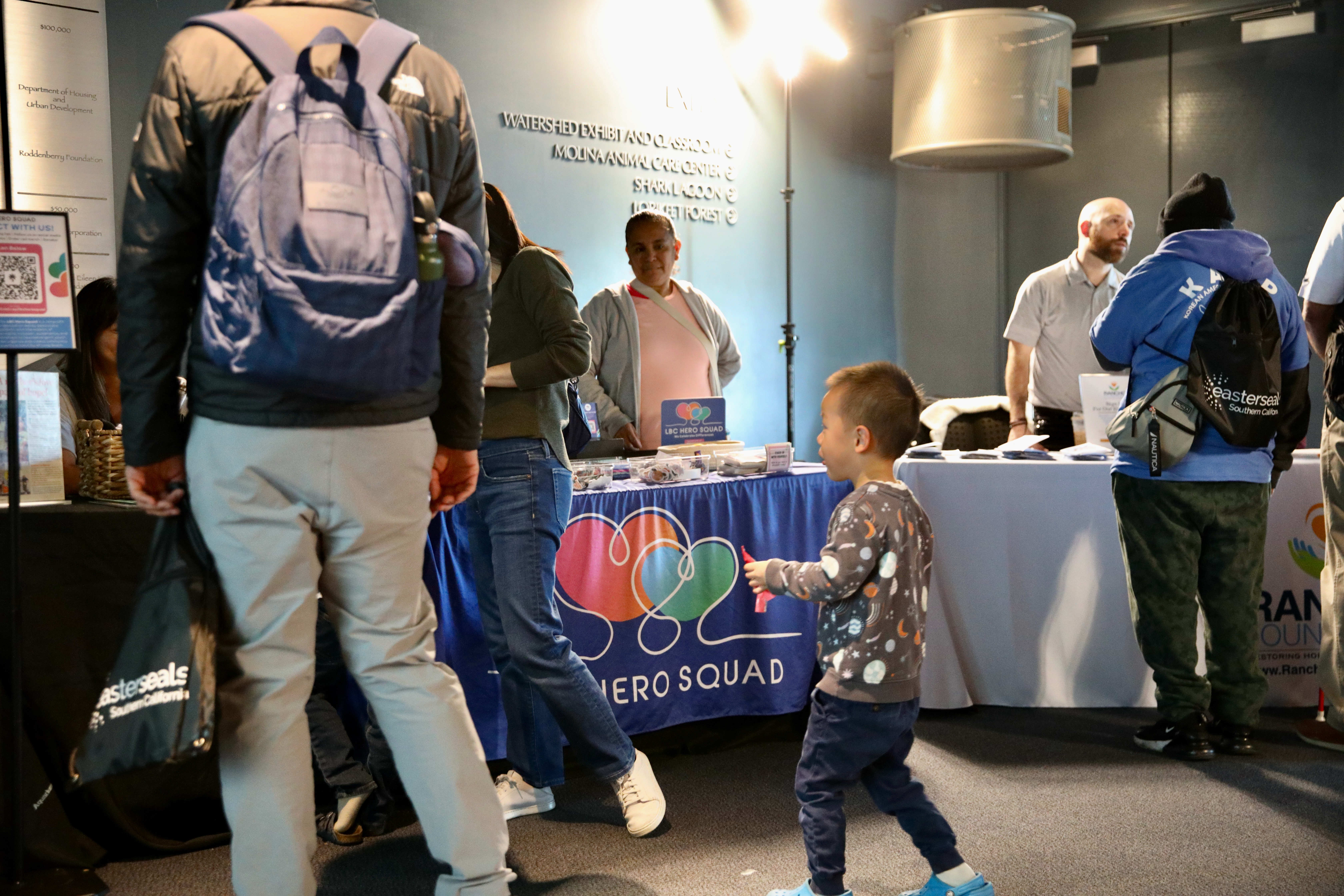 Attendees check out the resource booths at the 23rd annual...