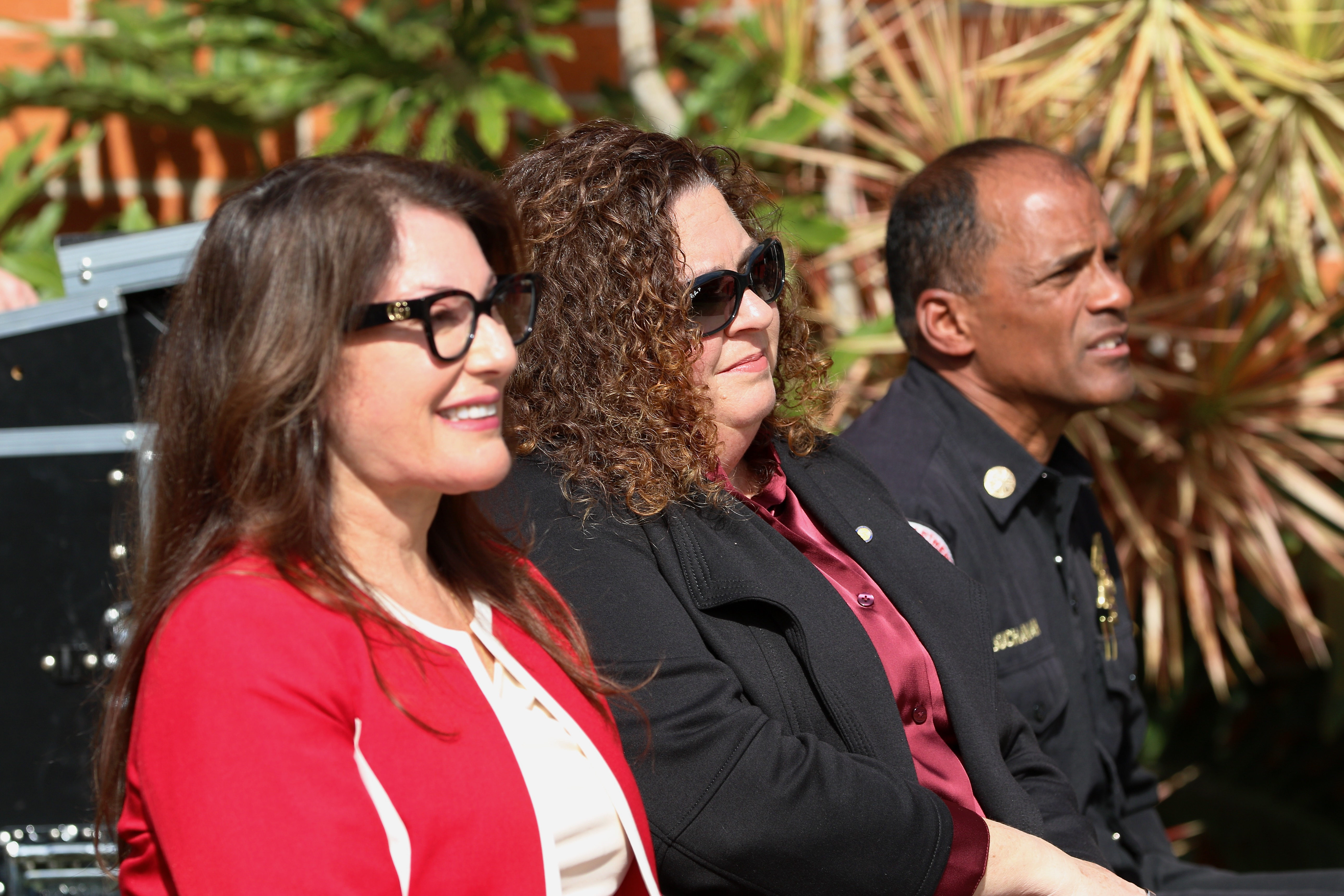 Second District Councilmember Cindy Allen, from left, Fifth District Councilmember...