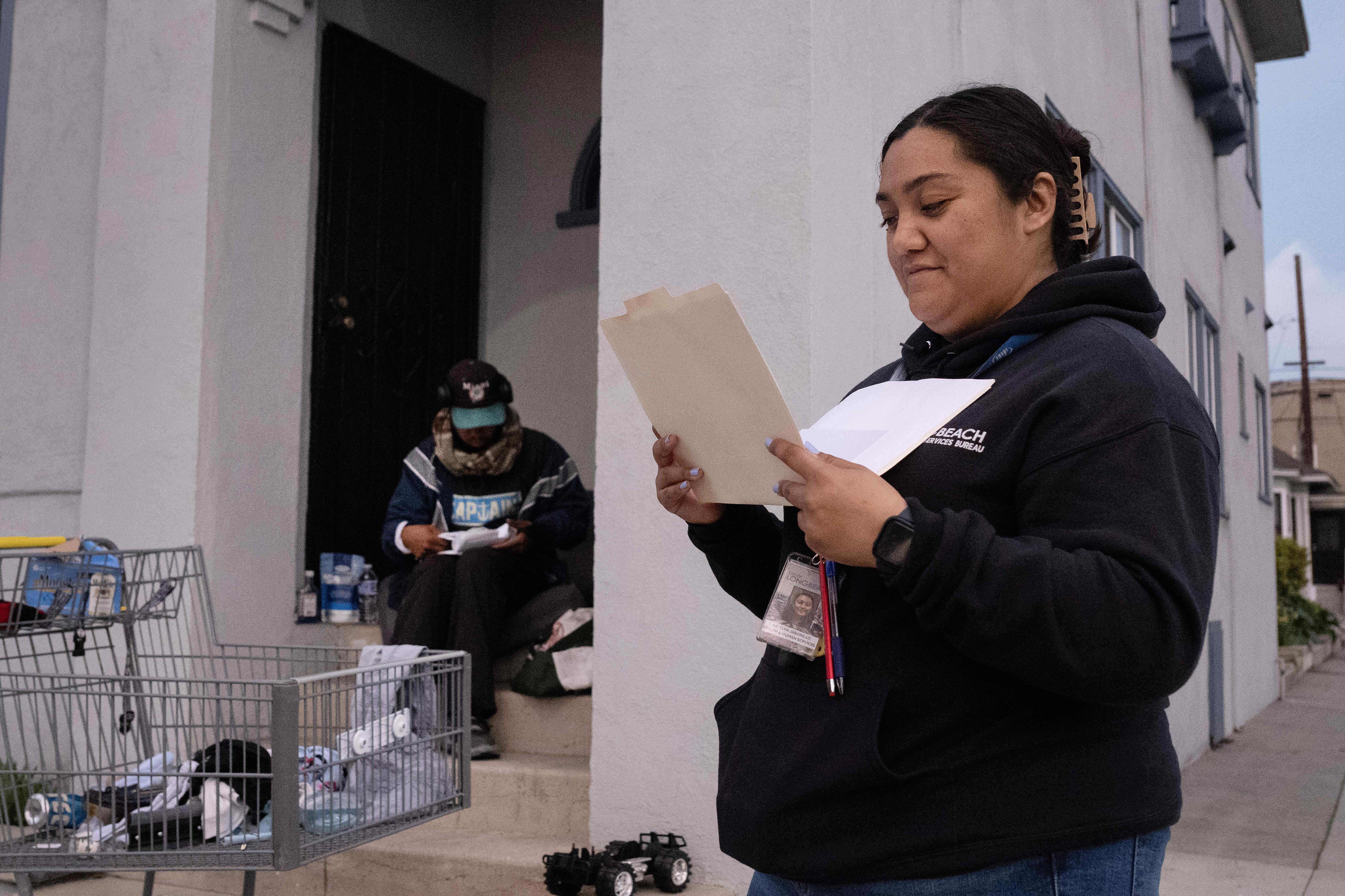 Katelyn Jaramillo leads a group of volunteers during the 2026...