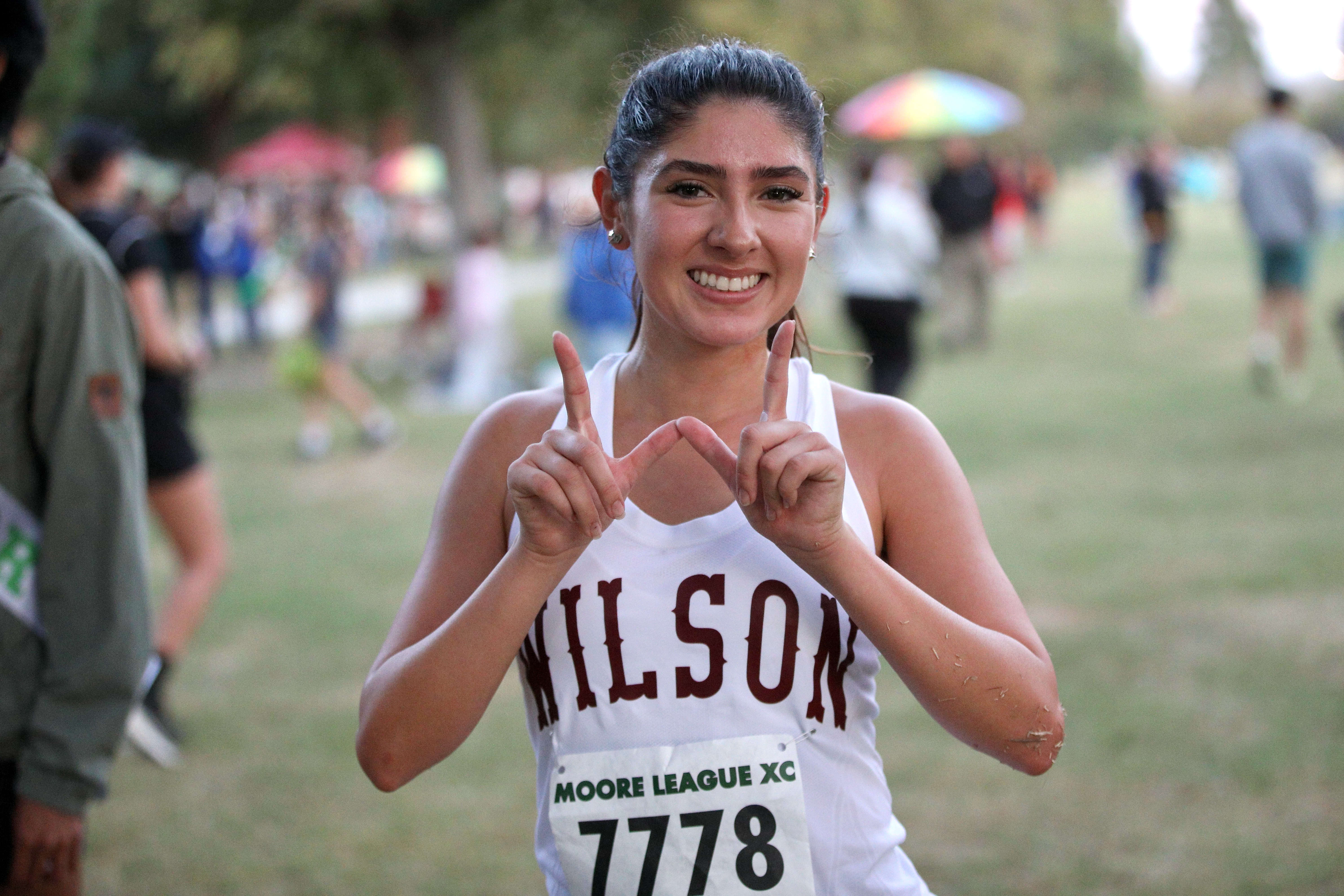 Wilsonâs Nadia Mejia took first place in the girls Moore...
