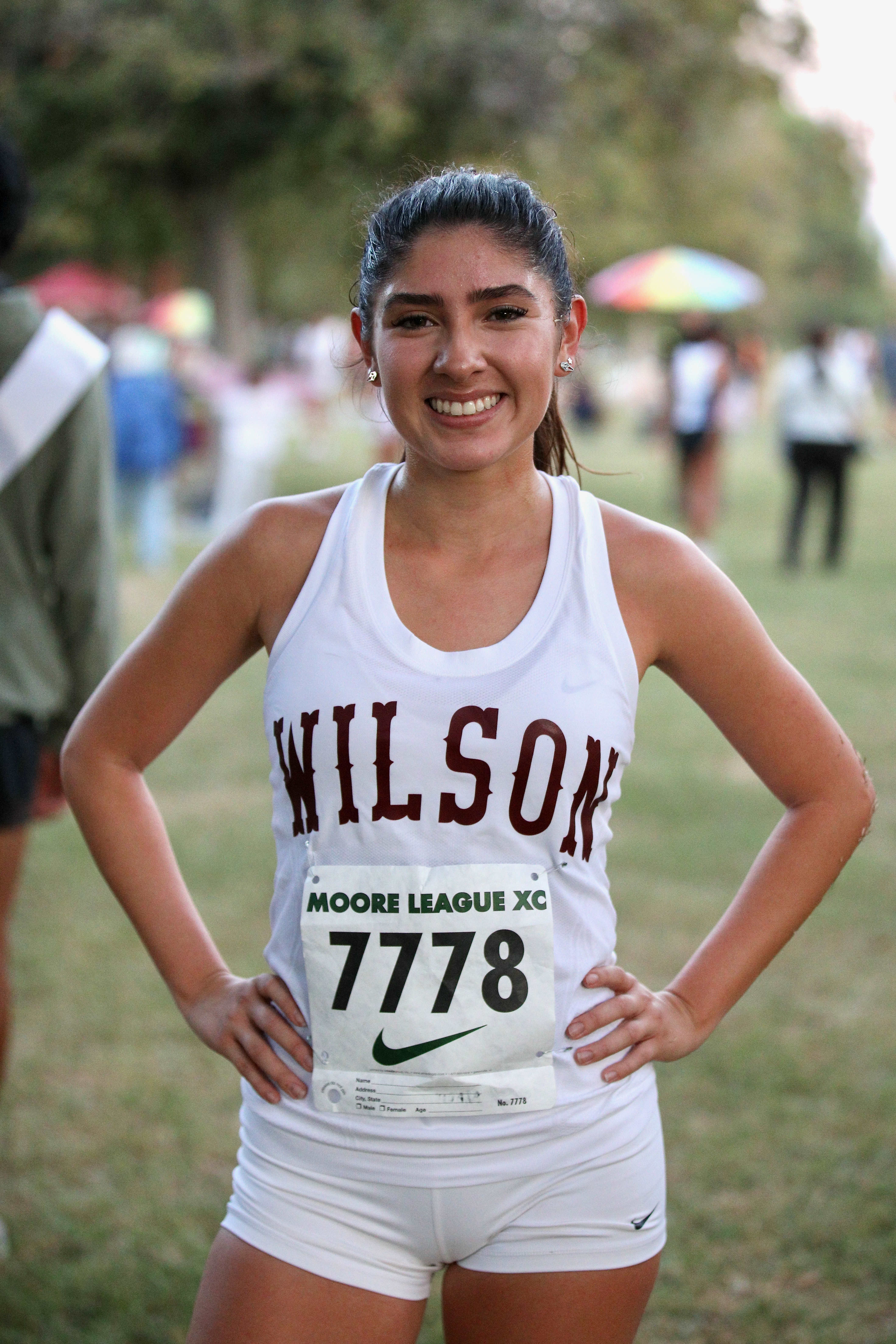 Wilsonâs Nadia Mejia took first place in the girls Moore...