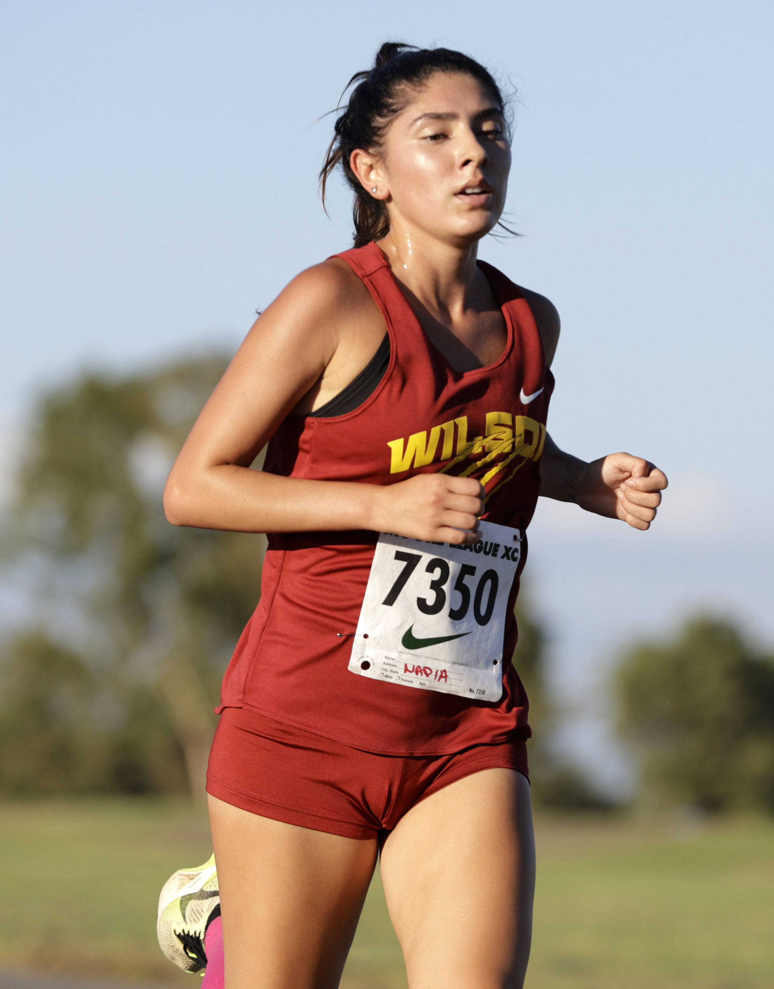 Wilson’s Nadia Mejia holds a nice lead halfway through the...