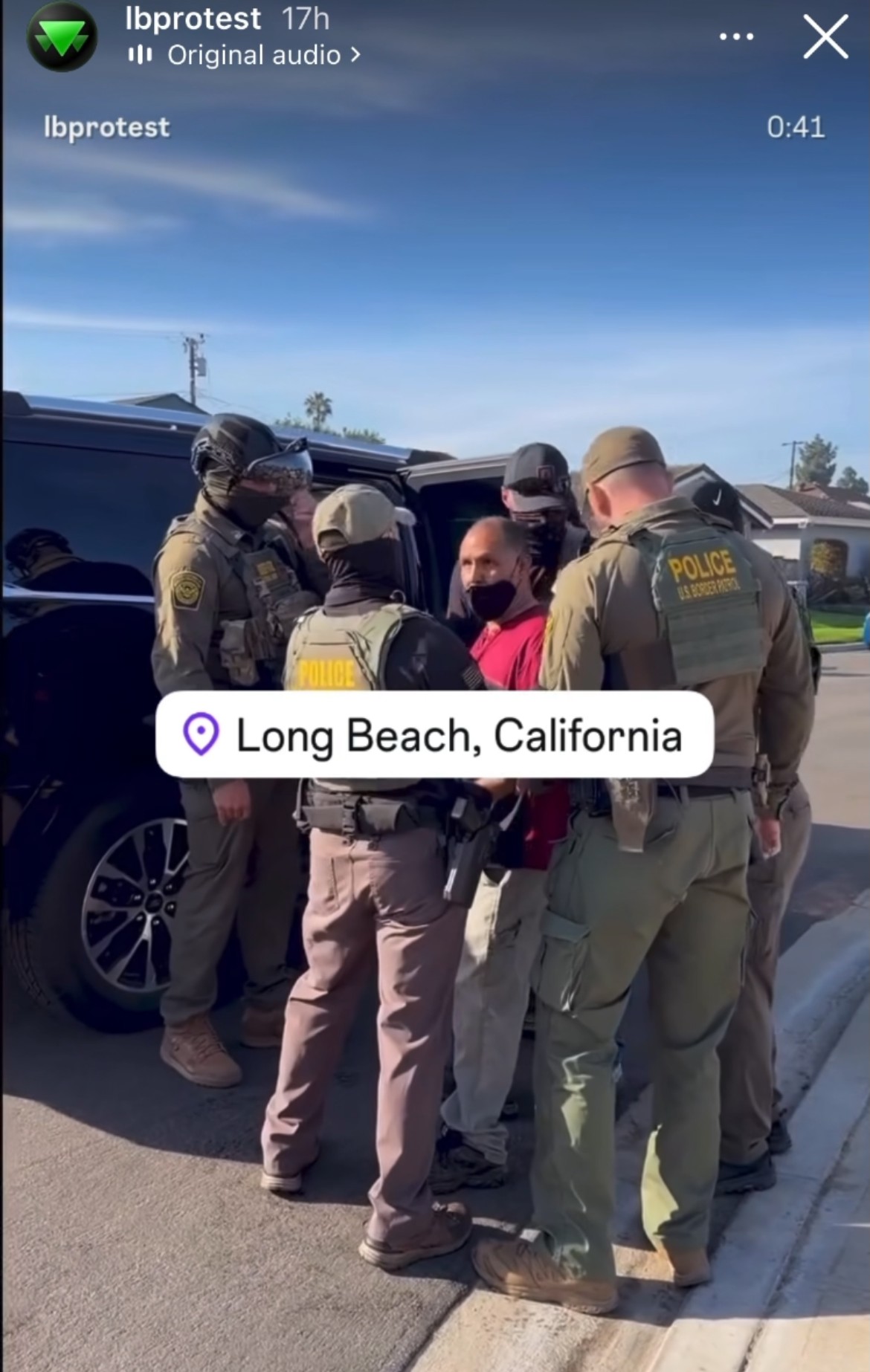 ICE agents detained two men in East Long Beach on...