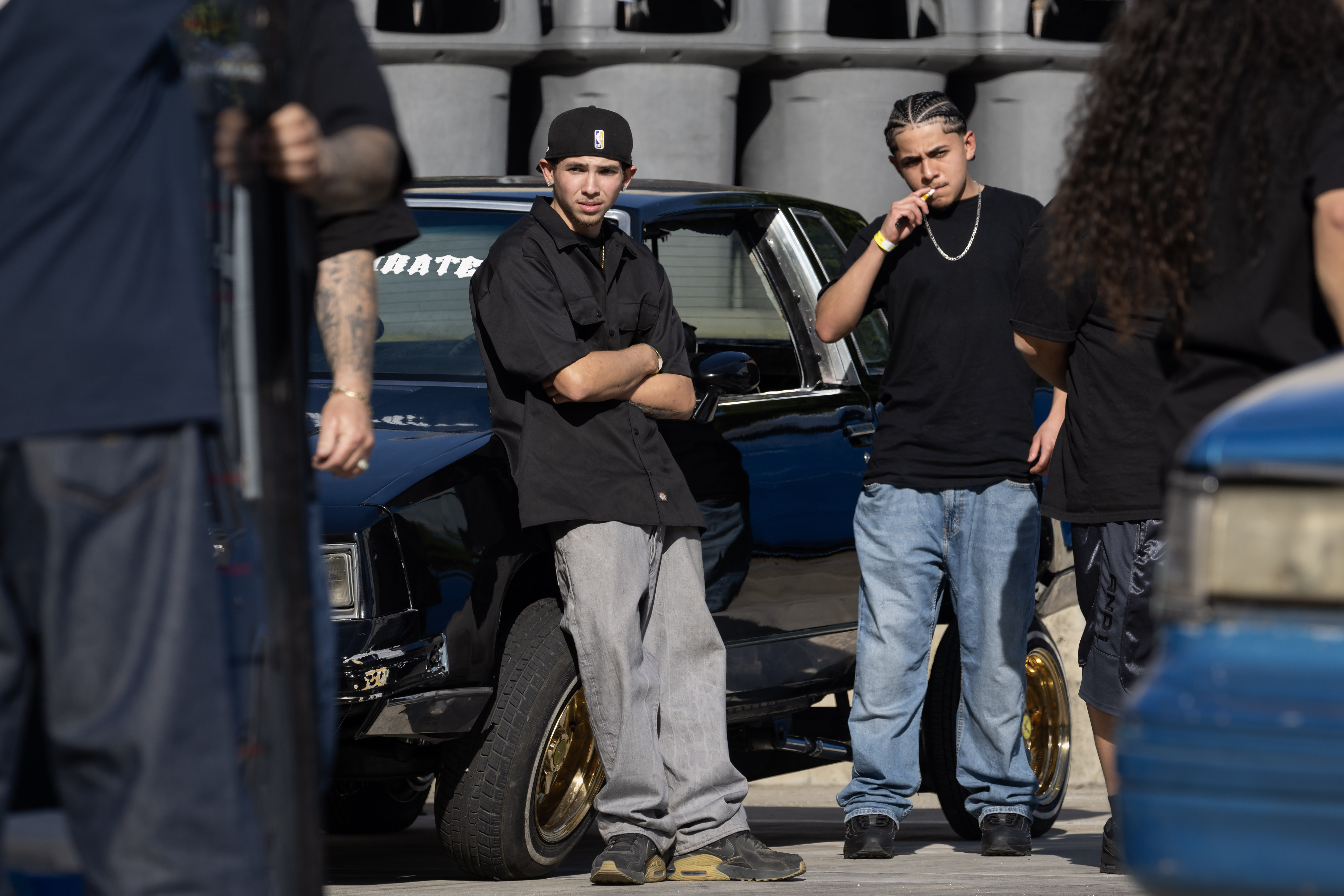 The Lowrider Super Show features a hop competition at the...