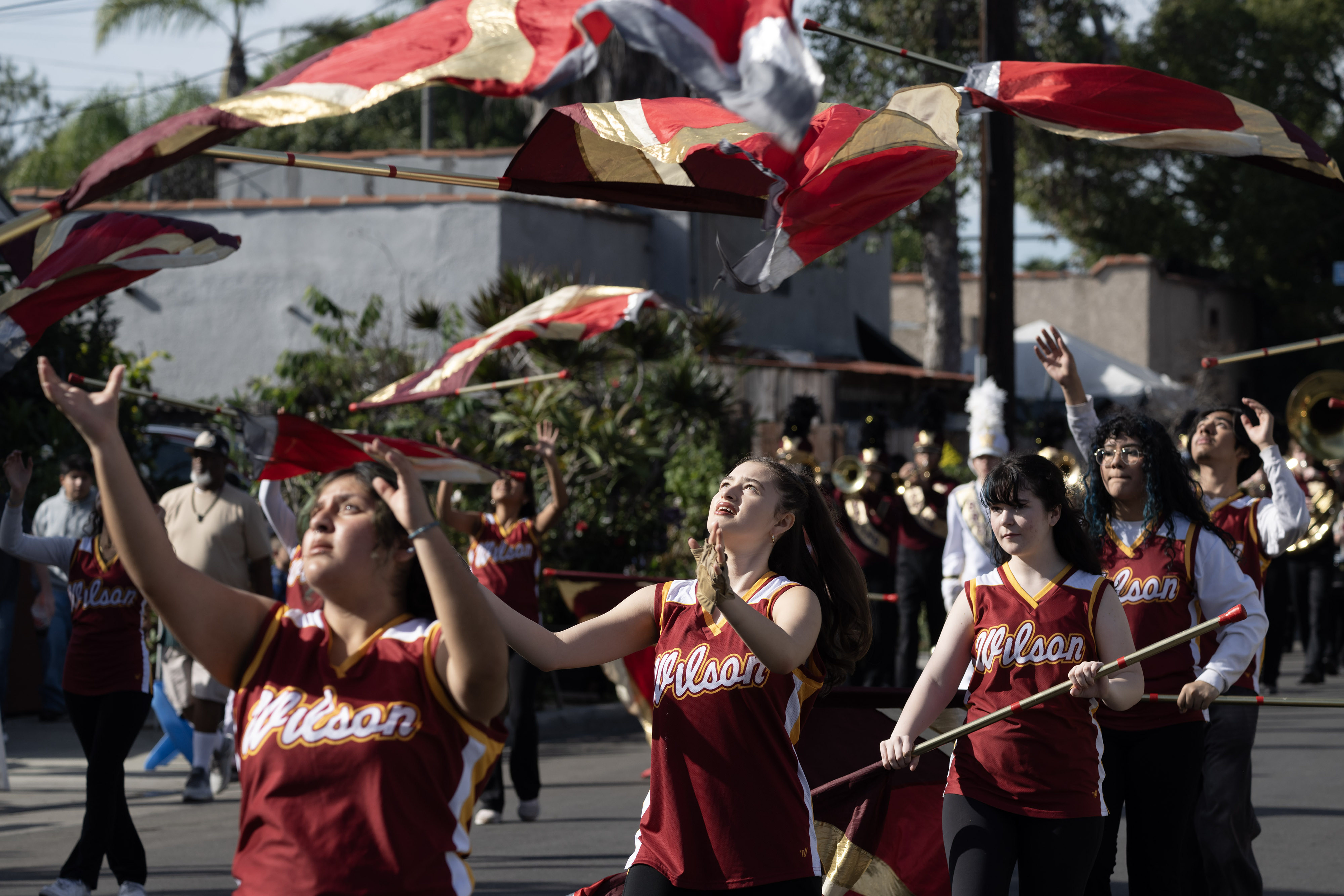 Woodrow Wilson High School performs in the 38th Annual Martin...