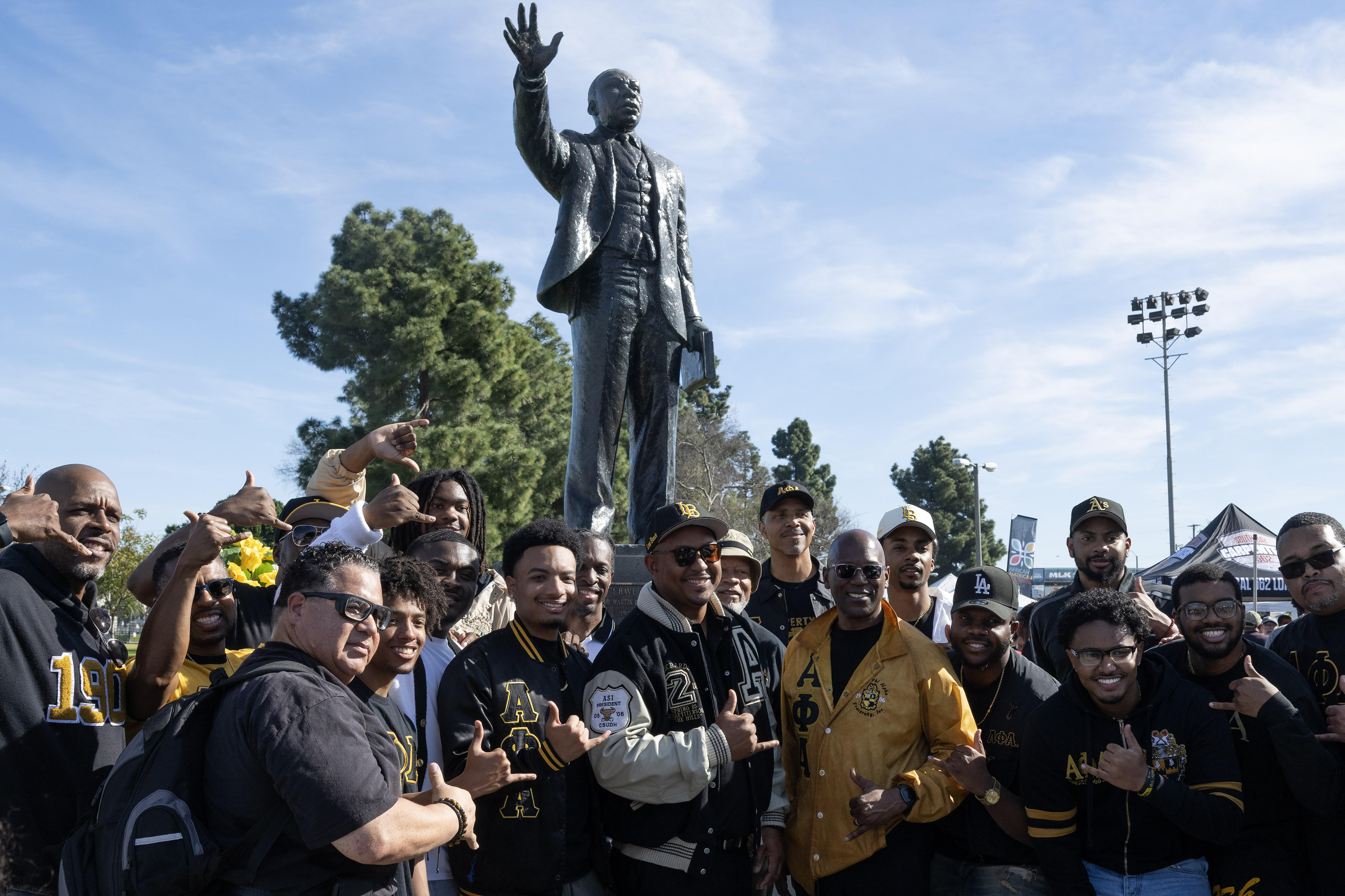 Mayor Rex Richardson and his Alpha Phi Alpha Fraternity brothers...
