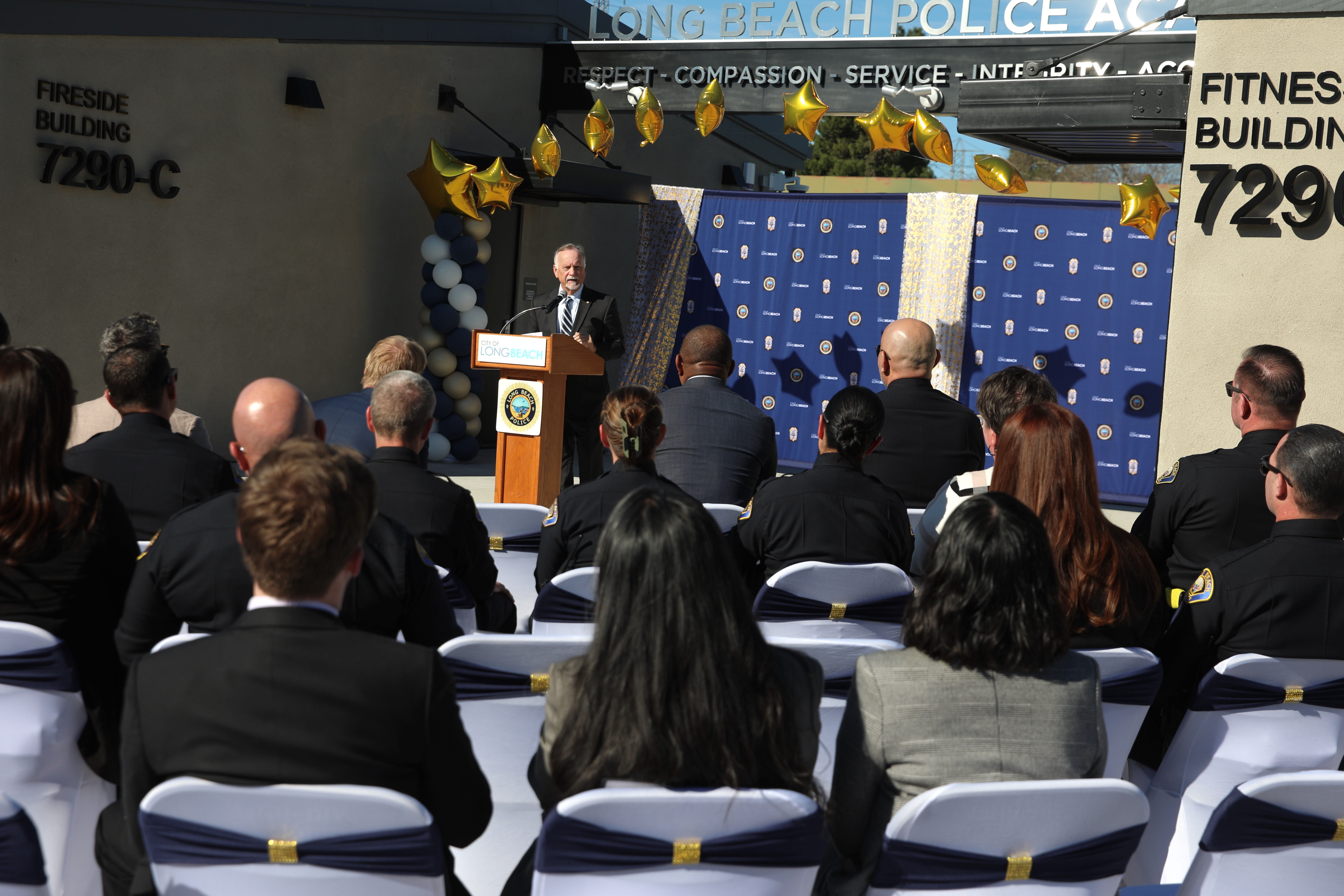 District 4 Councilmember Daryl Supernaw addresses guests on Saturday, Jan....