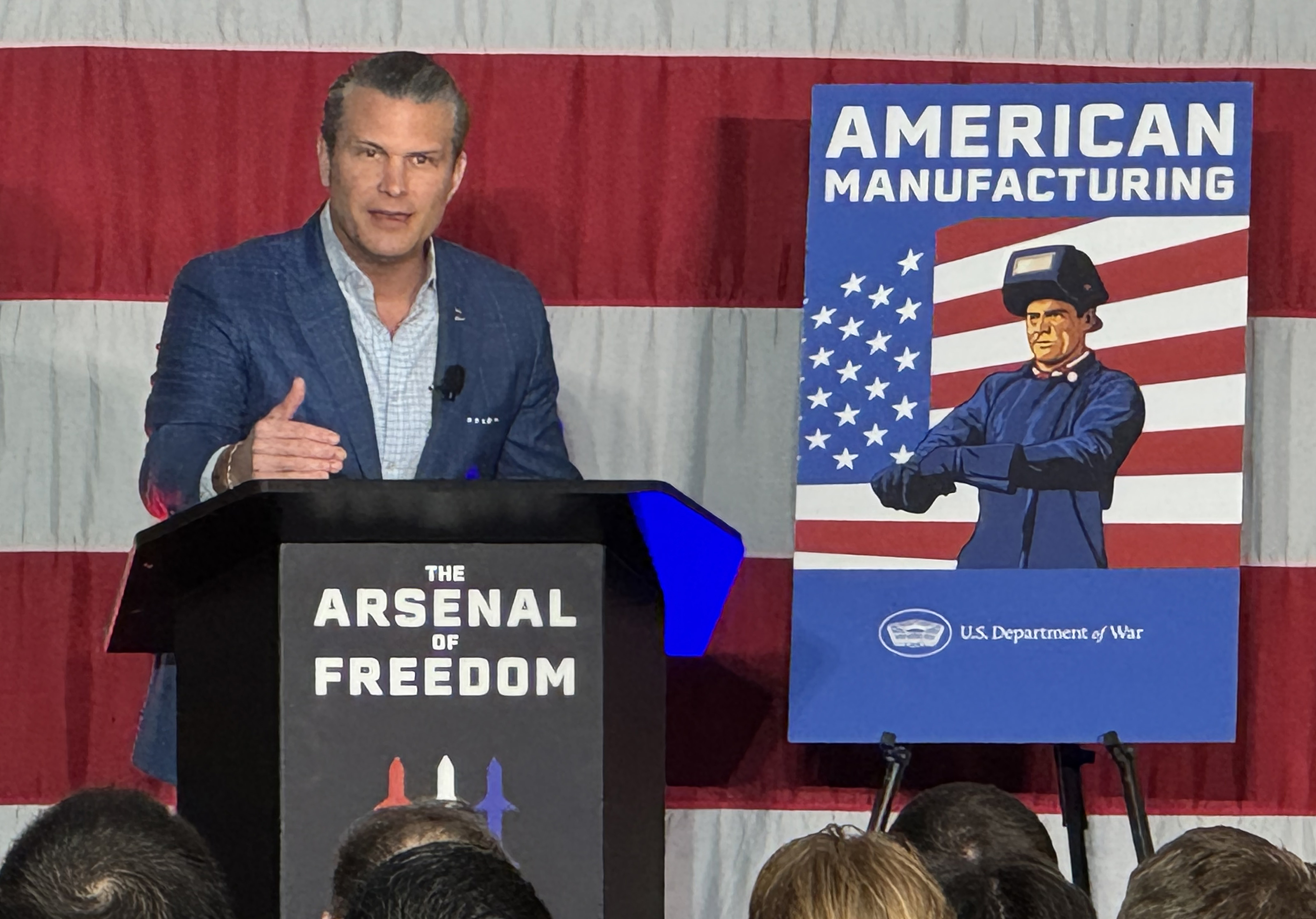 Defense Secretary Pete Hegseth speaks to nearly 200 Rocket Lab...
