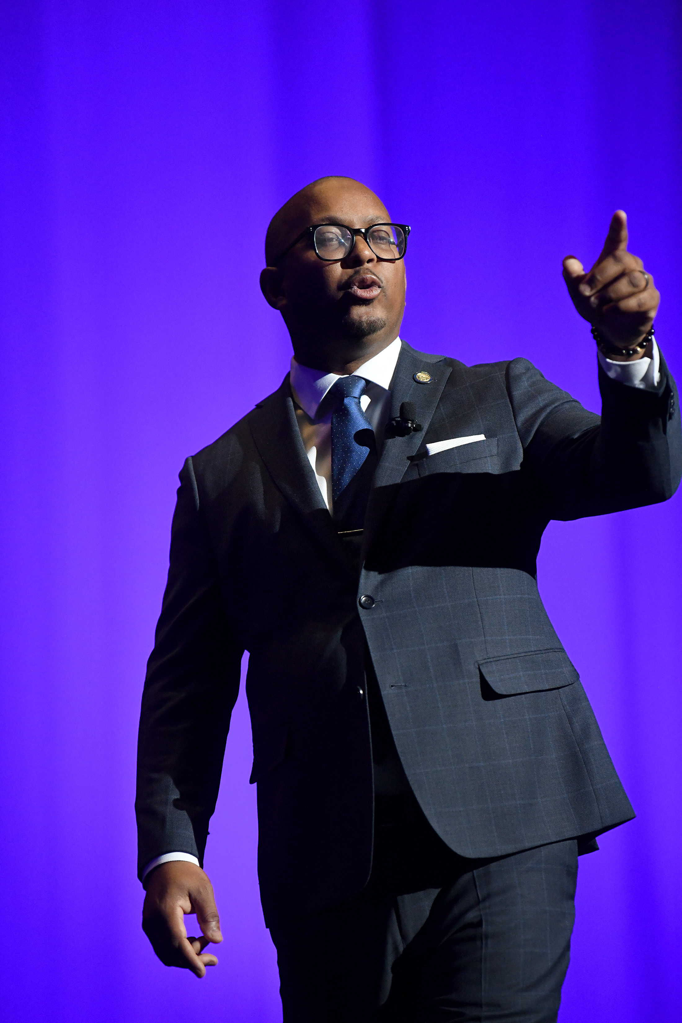 Long Beach Mayor Rex Richardson delivers the State of the...