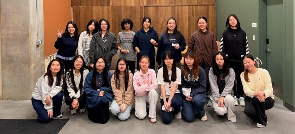 Nearly 20 students joined in Lotus Bridge's first general meeting Jan. 22. (Chloe Zhang)