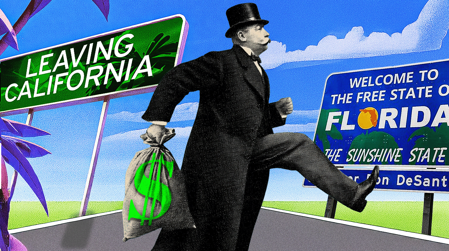 Billionaires are fleeing California to avoid a proposed wealth tax