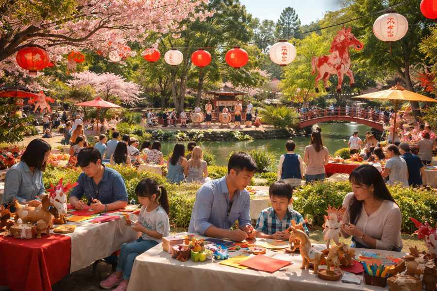 New Year Sekku Festival Brings Family Fun to Long Beach’s Earl Burns Miller Garden