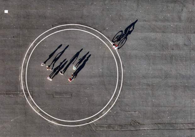 Children play on the beachfront playground at Newport Elementary School in Newport Beach in November. (Photo by Jeff Gritchen, Orange County Register/SCNG)