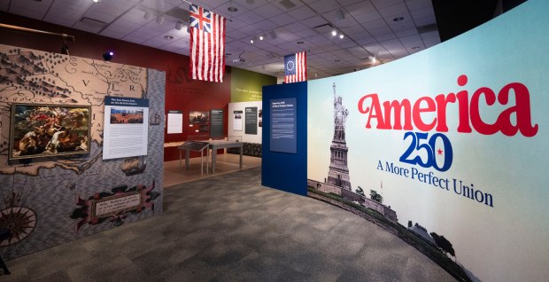 The exhibition America 250, A More Perfect Union, is open at the Richard Nixon Presidential Library in Yorba Linda, CA on Monday, Dec. 8, 2025. (Photo by Paul Bersebach, Orange County Register/SCNG)