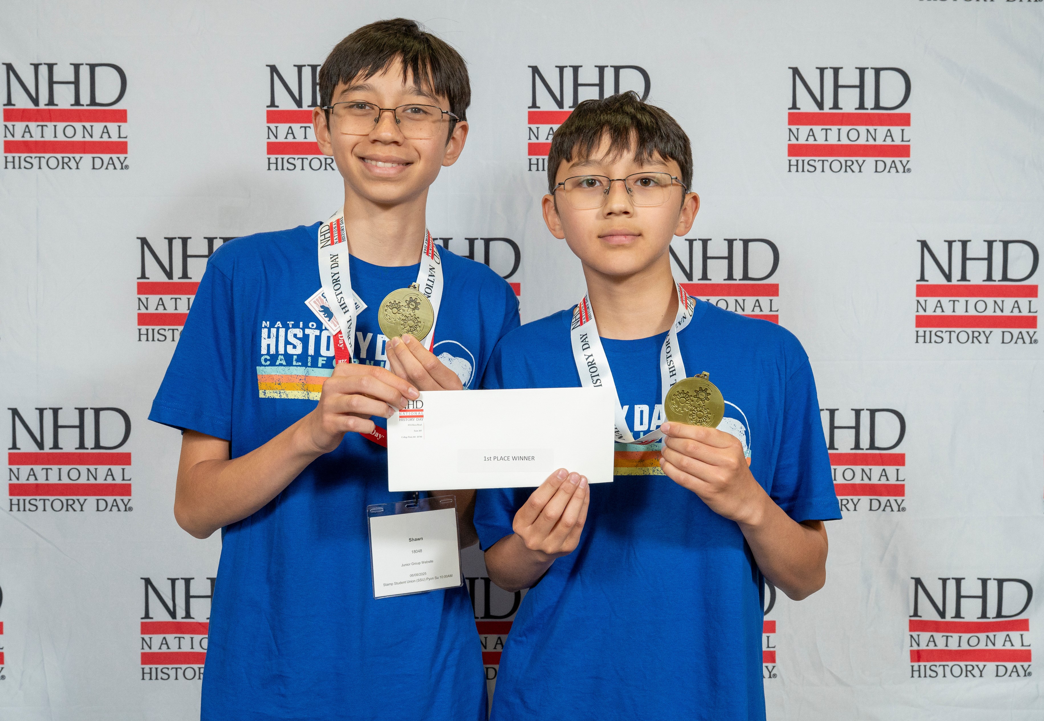 Shawn Castrapel and Max Castrapel of Irvine won first place...