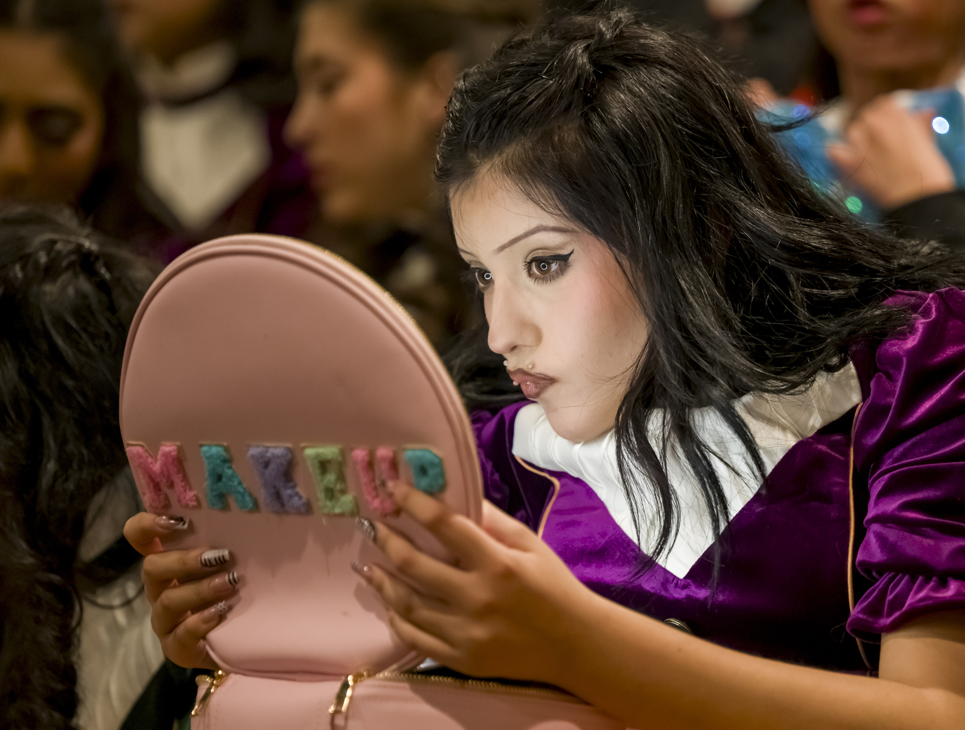 Josephine Beltran, 17, with the Cypress High School High Voltage...