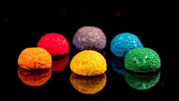 Mini Cream Puffs available at Terran Treats in Disney California Adventure during the 70th anniversary celebration. (Courtesy of Disneyland)