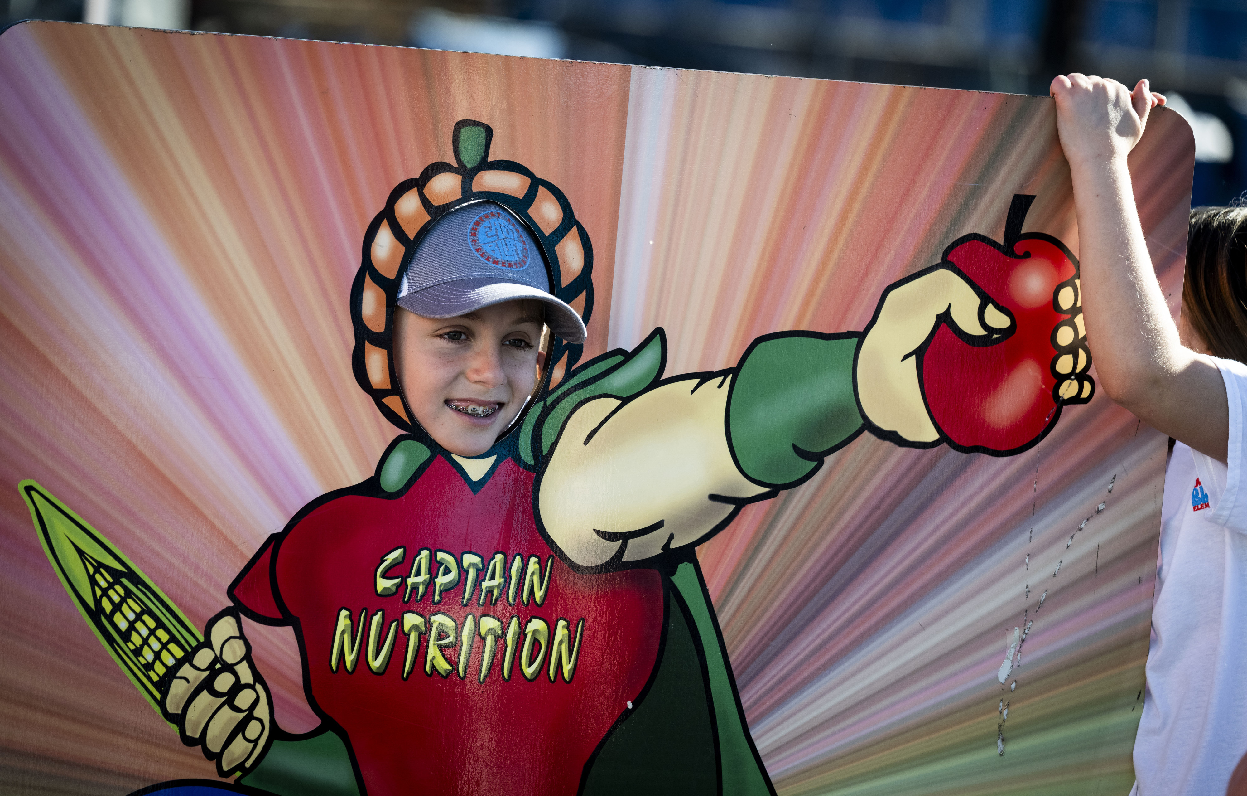 Roman Castellucci from Eastbluff Elementary School plays in a Captain...