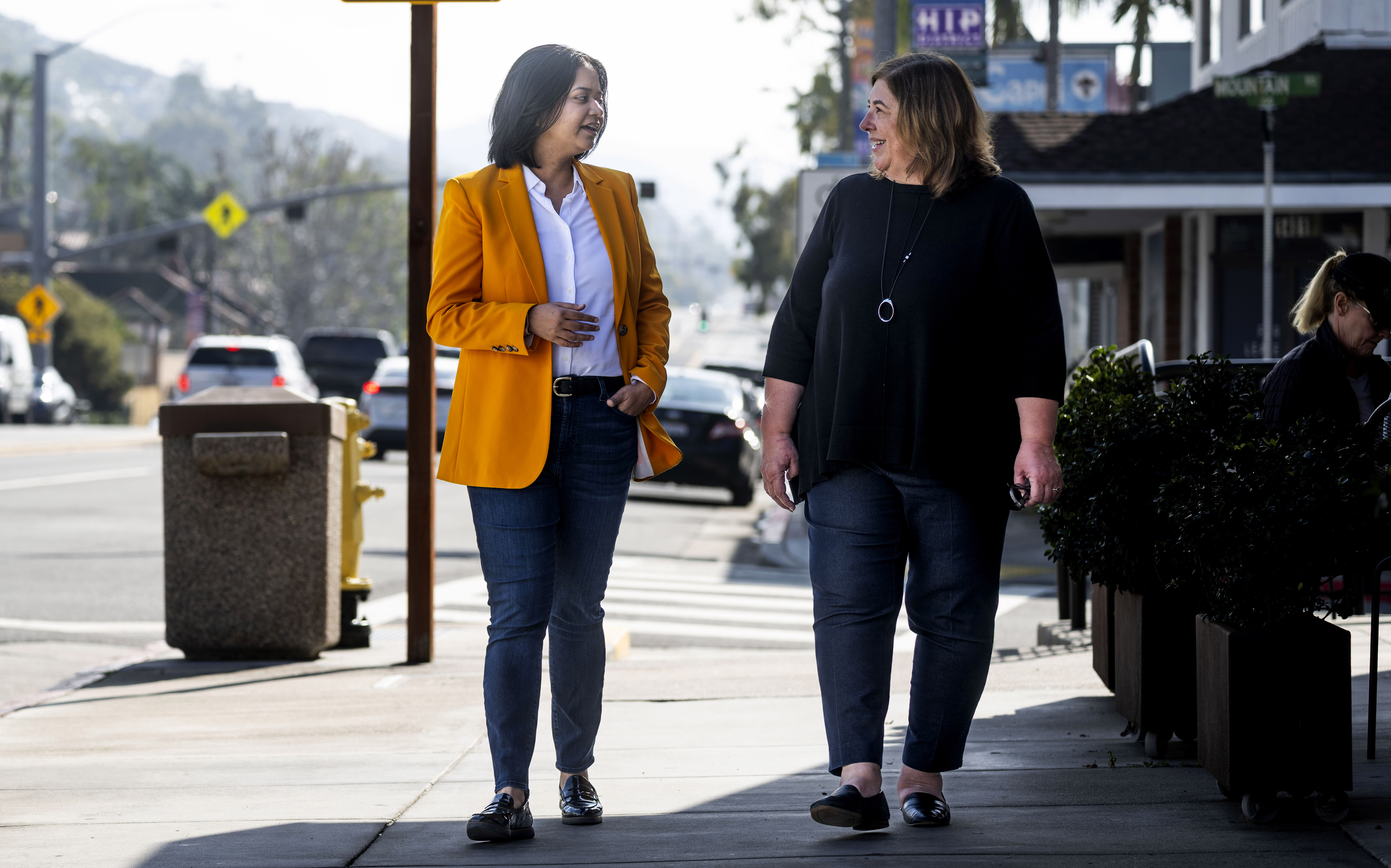 Nishtha Mohendra, incoming CEO of Friendship Shelter, left, is replacing...